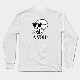 SKULL A VOID Long Sleeve T-Shirt